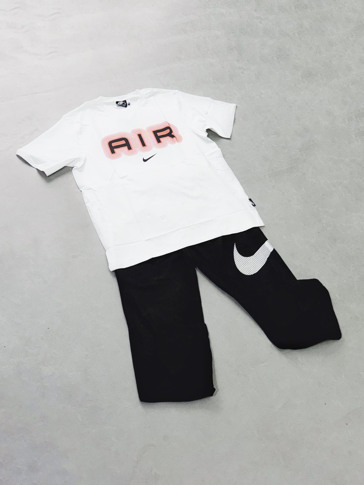 NIKE AIR BLANCO NARANJA